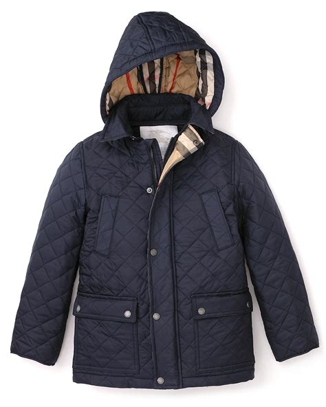 kids wearing burberry hooded jackets|Burberry kids size chart.